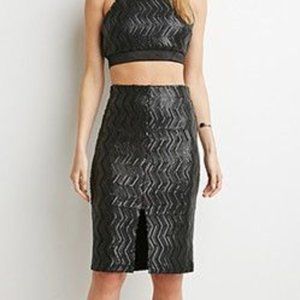 NWT - Sequin Pencil Skirt - Size XS